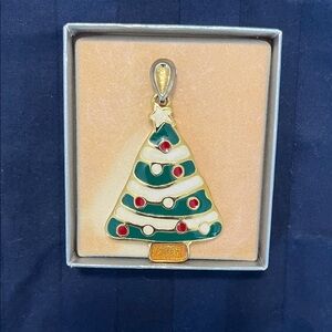 Wallace‎ Silversmiths Festive Christmas Cookie Tree Pewter Pendant
